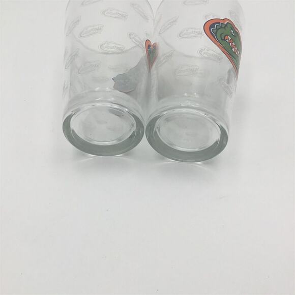 University of Florida Gators 16 oz Pint Glass Set of 2 Etched Logo - Picture 5 of 6